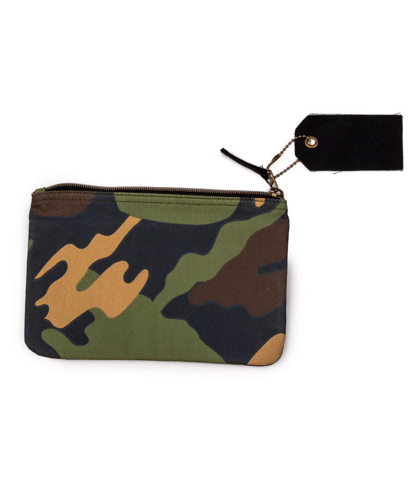 Camouflage Zippered Pouch